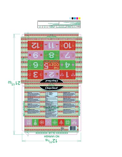 Advent Calendar 2025 (70006642 Chapstick Carton  2025 Advent Calendar (westrock) Pp Sg3 (1) Smaller Size (2))